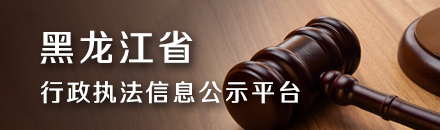 黑龍江省行政執法信息公示平臺